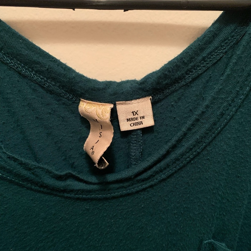 Size 2 green Tunic shirt - Picture 3 of 3